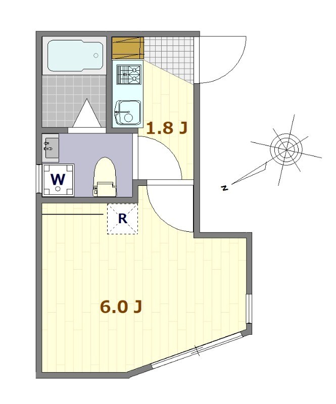 サザンロード堀切 間取り図
