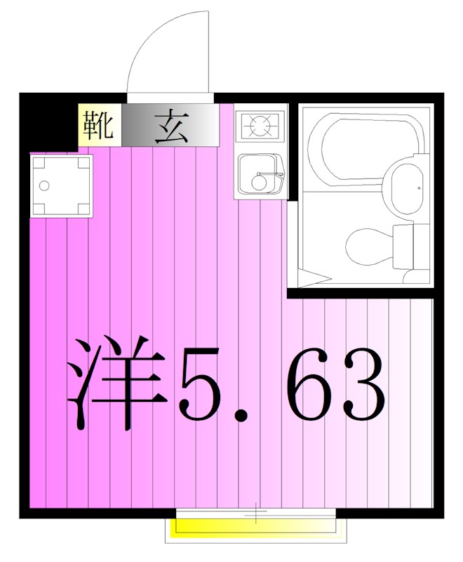 ワイズ１１７ 間取り図
