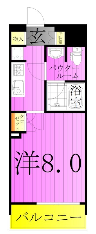 プラネソシエ西新井 間取り図