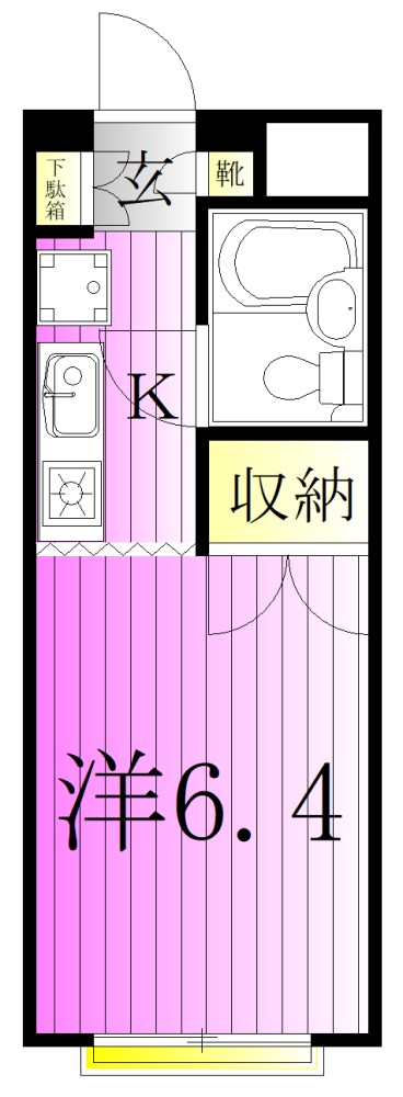 I SOLEA MINAMISENJU 間取り図
