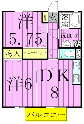 シャルマンヴィラ 間取り図