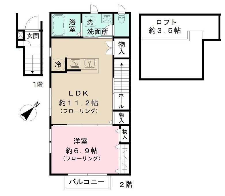 エスポワール鎌ヶ谷 間取り