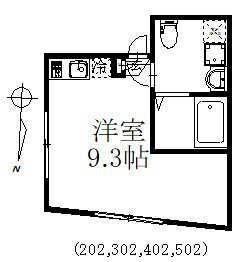 ブルーフェザーマンション 間取り図