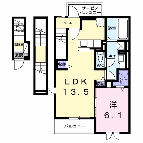 Ａ－１（エーワン） 間取り図