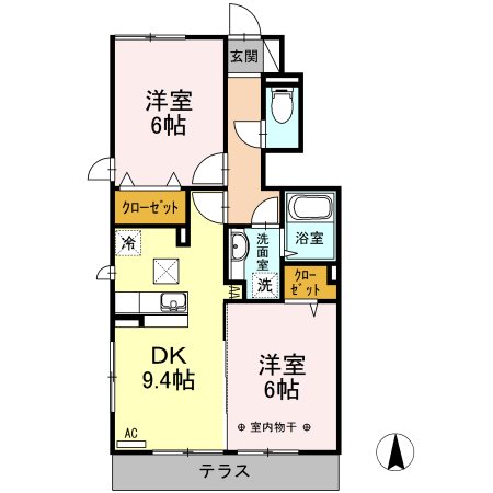 プランドールⅡ 間取り図