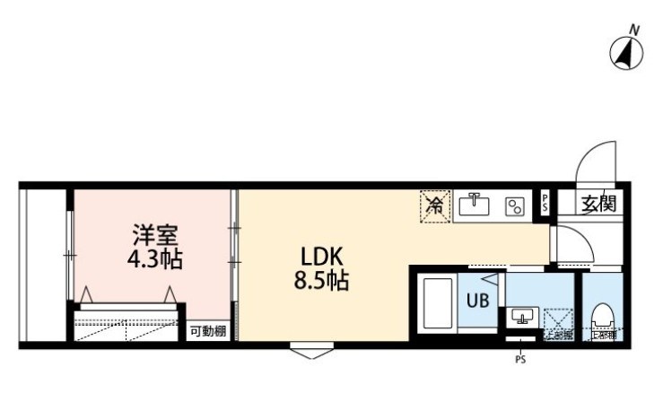 robot home Kanamachi 間取り図