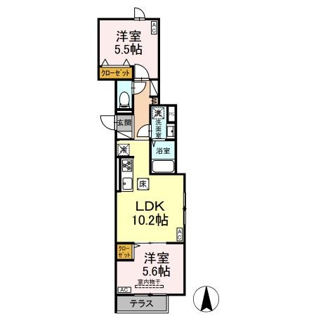 セレスティア荒川Ⅱ 間取り図