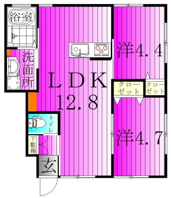サンライズ柏明原 間取り