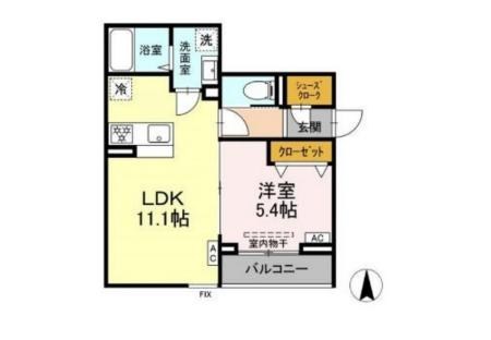 ルリアン東尾久 間取り図