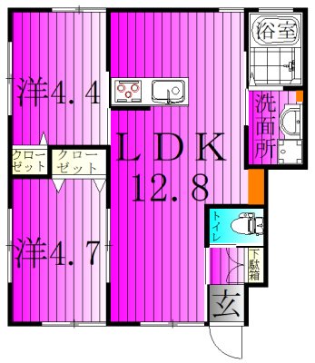サンライズ柏明原 間取り