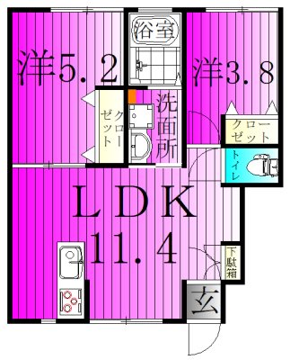サンライズ柏明原 間取り