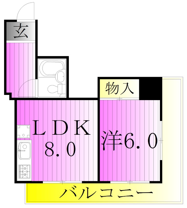 ユニバーサルマンション 間取り図