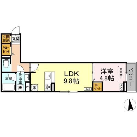 セレスティア東保木間Ⅱ  間取り図