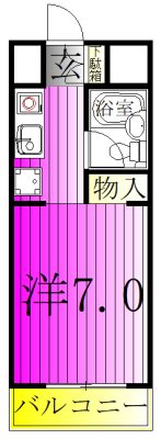 スカイコート柏 間取り