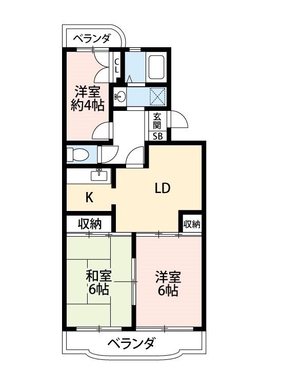 パールメゾン鏑木 間取り