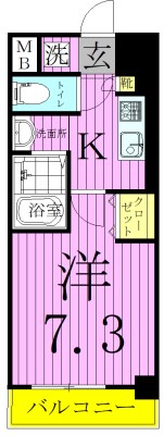 ＷＡＶＥ西新井  間取り図