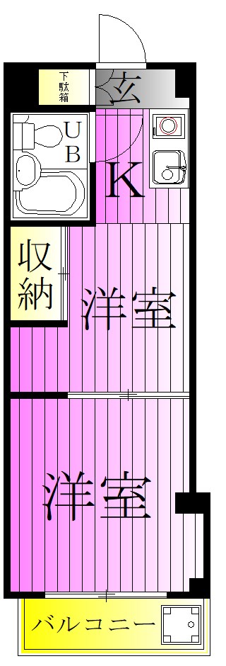 ヴィレッジ金町 間取り図