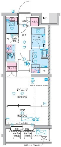 GENOVIA竹ノ塚  間取り図