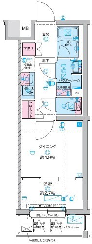 GENOVIA竹ノ塚  間取り図