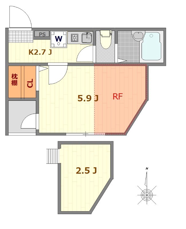 マーレ西新井 間取り図
