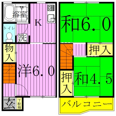 クレールＹ・Ｋ 間取り