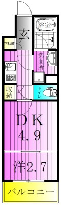 GENOVIA竹ノ塚  間取り図