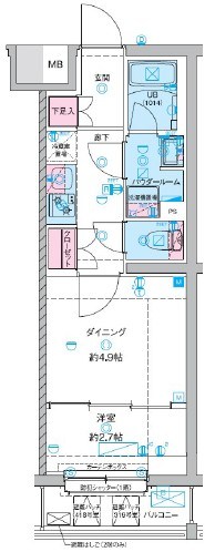 GENOVIA竹ノ塚  間取り図