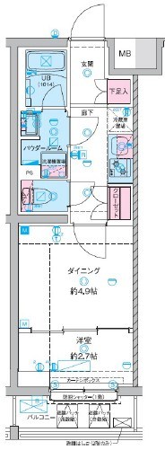 GENOVIA竹ノ塚  間取り図