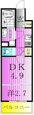 GENOVIA竹ノ塚  間取り図