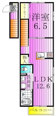 アヴェニール 間取り図