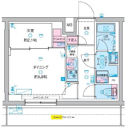 GENOVIA竹ノ塚  間取り図