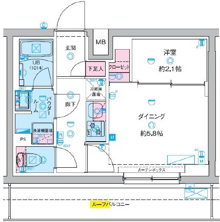 GENOVIA竹ノ塚  間取り図