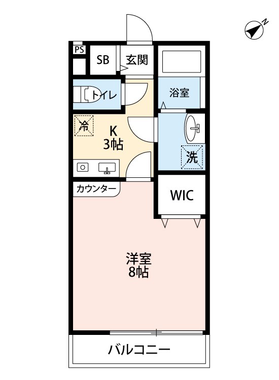 Infoglia Axis（インフォリア　アクシス） 202号室 間取り