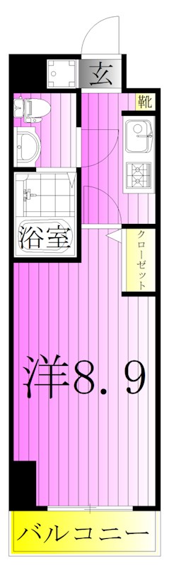 ＣＯＲＶＡＬ亀有 間取り図