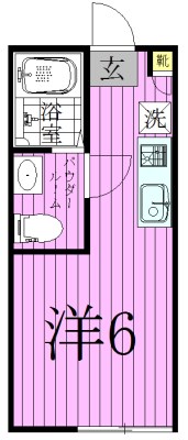 ルネコート五反野 間取り図
