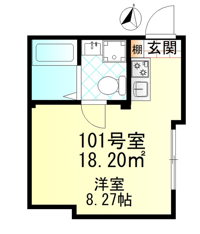 クレール堀切 間取り図