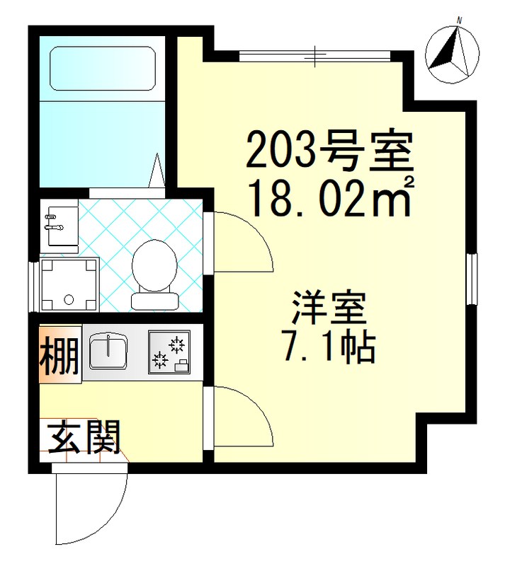 クレール堀切 間取り図