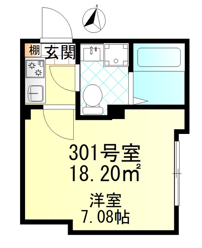 クレール堀切 間取り図