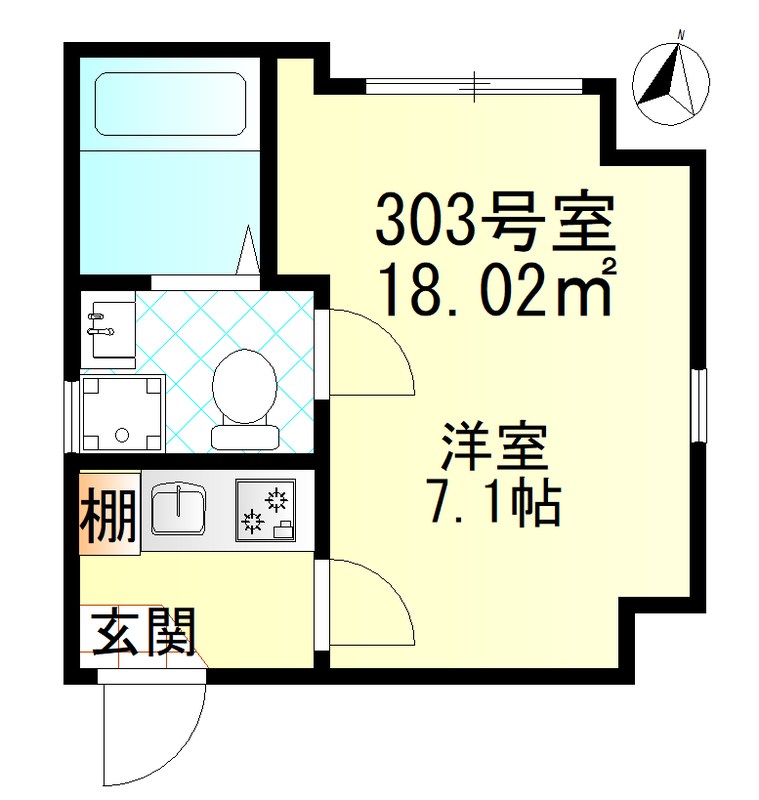 クレール堀切 間取り図