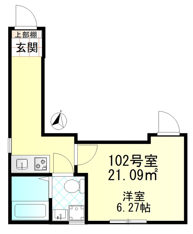 クレール堀切 間取り図