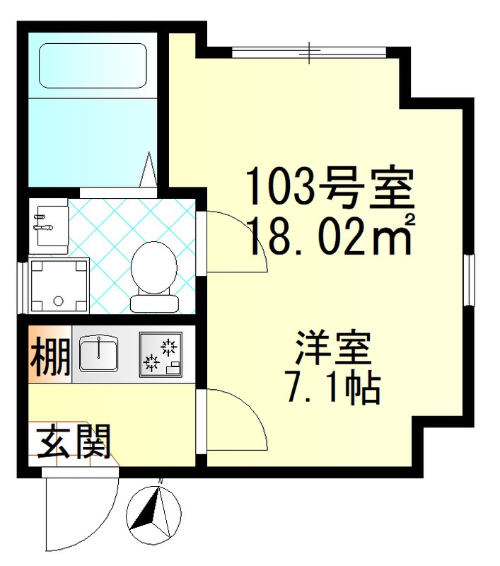クレール堀切 間取り図