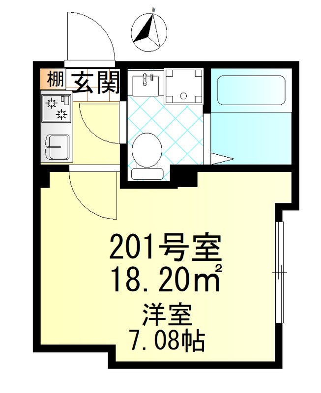 クレール堀切 間取り図
