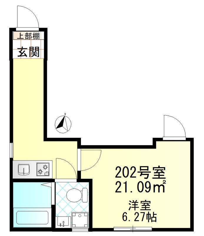 クレール堀切 間取り図