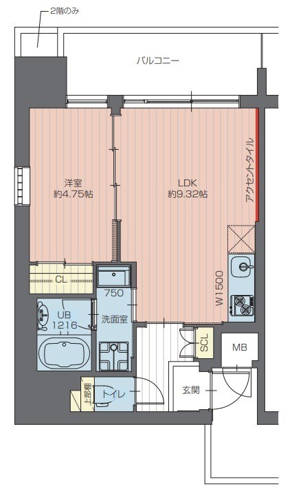 プレジオ亀有 間取り図