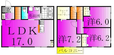 アビタシオンフーサ  間取り