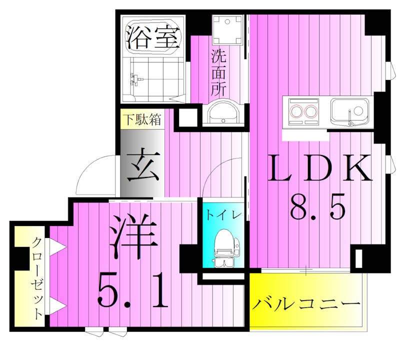 アイヴィレッジ 間取り図