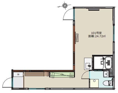 BoaSorte綾瀬1丁目 間取り図