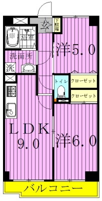 INSURANCE　BLDG.Ⅱ 間取り