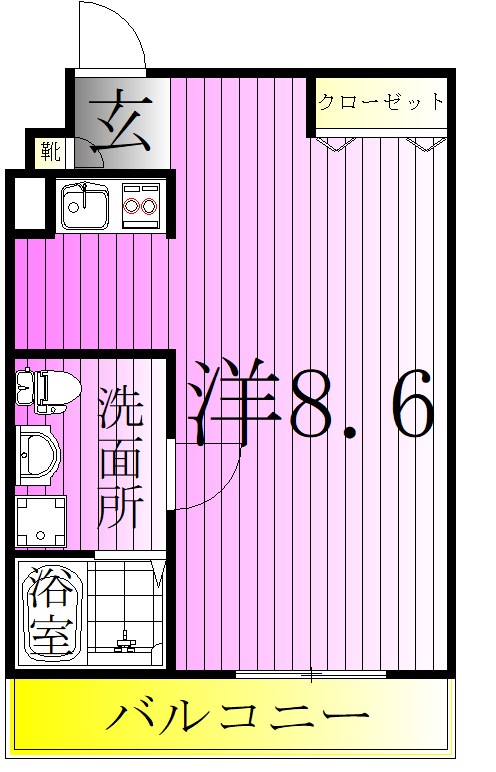 リブリ・金町 間取り図