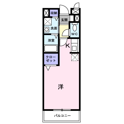 カーサセレッソ 203号室 間取り